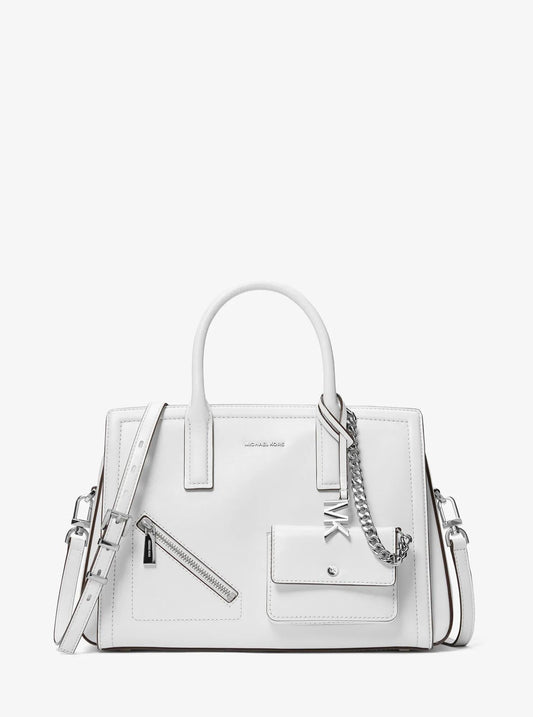 Laila Medium Leather Satchel with Card Case
