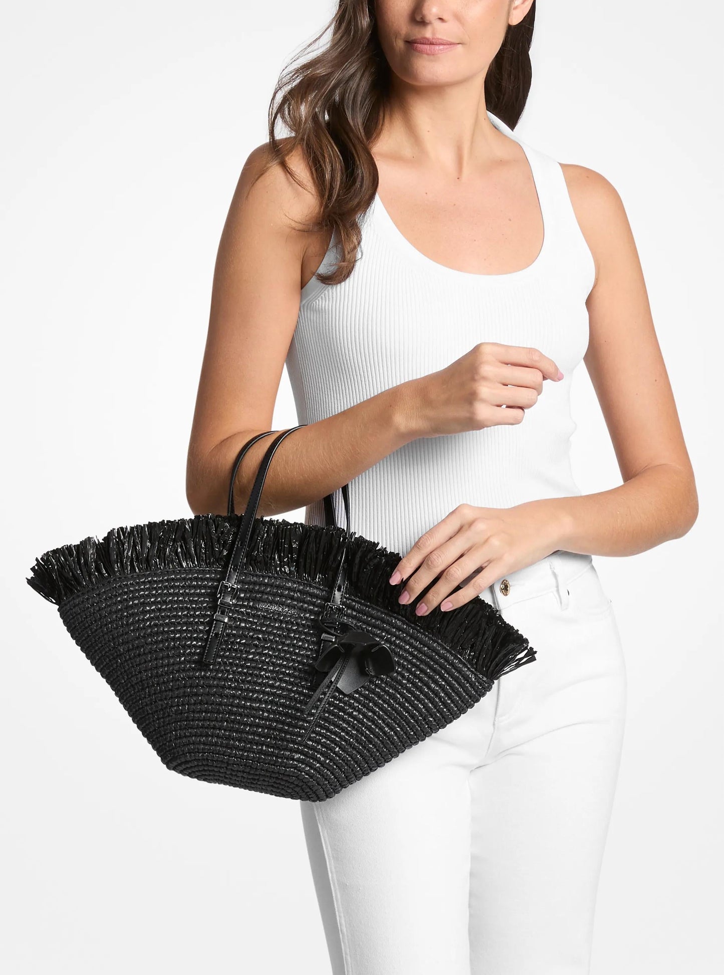 Isa Small Hand-Crocheted Tote Bag