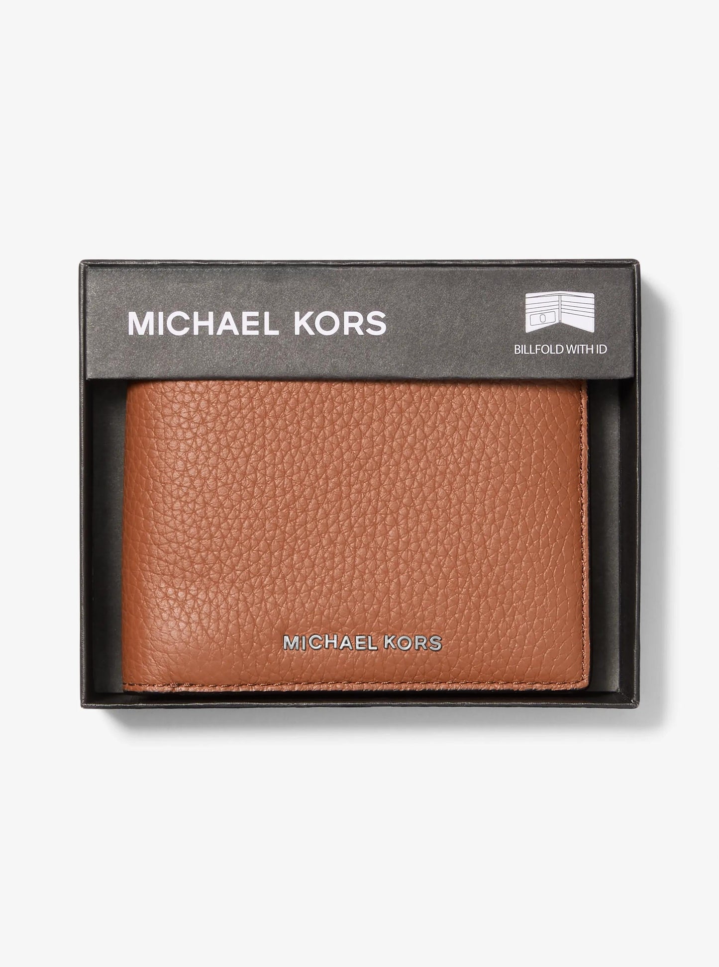 Hudson Pebbled Leather Billfold Wallet